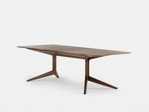 DE LA ESPADA MATTHEW HILTON LIGHT RECTANGULAR DINING TABLE / EXTENDING