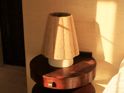 STUDIO EBUR COCO TABLE LAMP H11.8" x L9.8" x D9.8"
