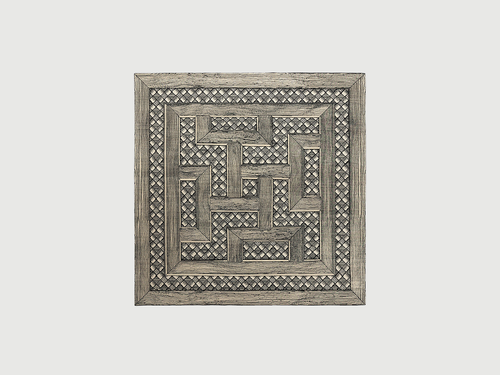 CC-TAPIS FORNASETTI MUSCIARABIA RUG / SQUARE 9'8" x 9'8"
