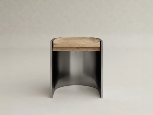 GALERIE NAINOA LIRA STOOL 01 W16.25" x D14.5" x H17.75"