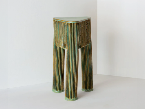 CHRISTOPHER MERCHANT STUDIO TRIAD TABLE 1 L10" x W10" x H19"