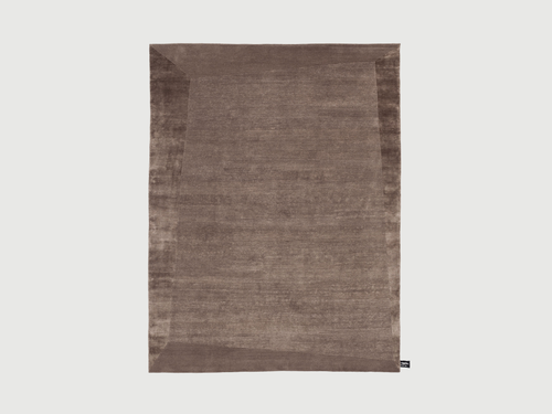 CC-TAPIS DIPPED FRAME RUG / BRONZE 7'5" x 9'8"