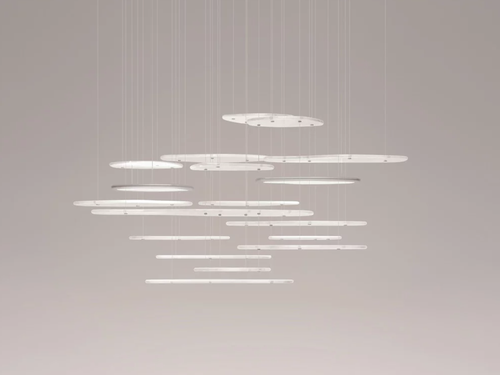 GIOPATO & COOMBES BRUMA CHANDELIER DENSE 80 W32" x D20.5" x H15.5"