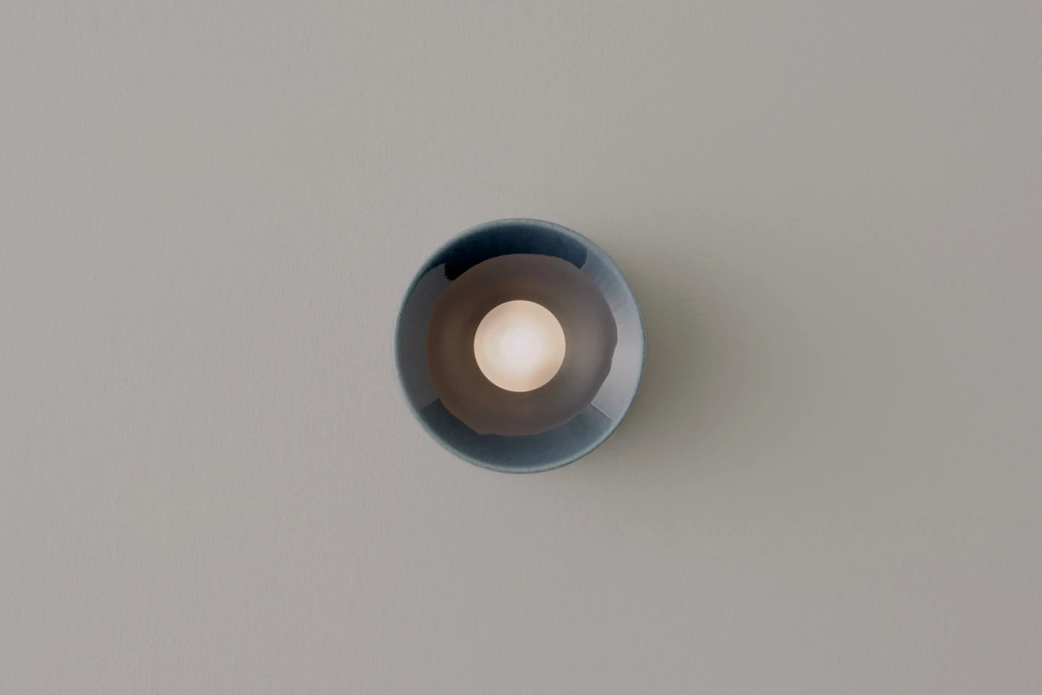 ANTON CERAMIC BLUE SCONCE - Thumbnail 5