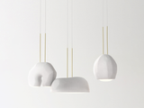 Load image into Gallery viewer, GIOPATO &amp; COOMBES MOONSTONE LINEAR CHANDELIER 03 W58&quot; x D18.5&quot; x H25.5&quot;
