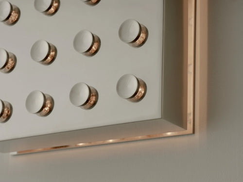 VOLKER HAUG STUDIO LUCKY STUD SCONCE H9.6” x W9.6” x D2.5”