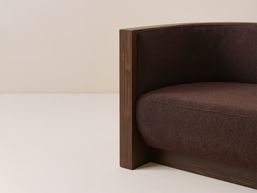 GALERIE NAINOA ANDO SOFA 02 W96.75" x D36.75" x H32.25" x SH17.75"