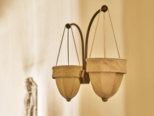STUDIO EBUR BALDASSARE WALL SCONCE H19.7" x W7.9" x D11.8"