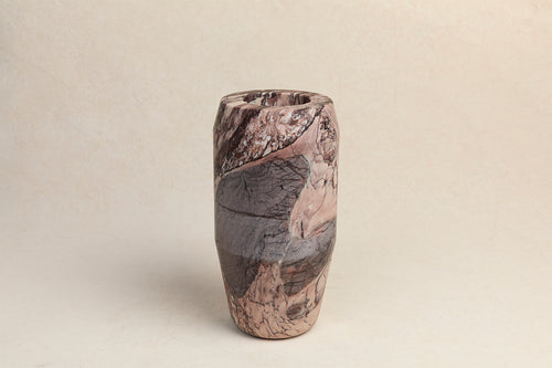MICHAËL VERHEYDEN AMFORA VASE SMALL / CALACATTA VIOLA H13" x Ø6.5"