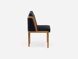 Load image into Gallery viewer, DE LA ESPADA AUTOBAN THRONE DINING CHAIR / UPHOLSTERED W19&quot; x D21&quot; x H30”

