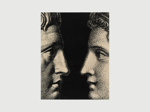 CC-TAPIS FORNASETTI PROFILI RUG 7'5" x 9'8"