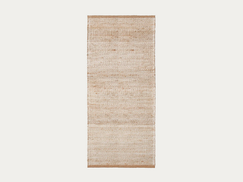 ARMADILLO RIDGE NOOK RUG NATURAL / WHITE