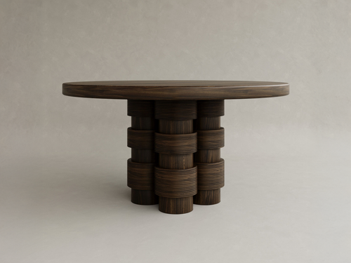 GALERIE NAINOA TORU DINING TABLE 02 W57.5" x D57.5" x H30"