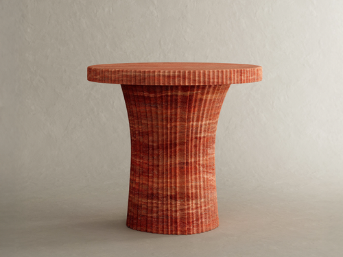 GALERIE NAINOA CARMINE SIDE TABLE I Ø22" x H20"