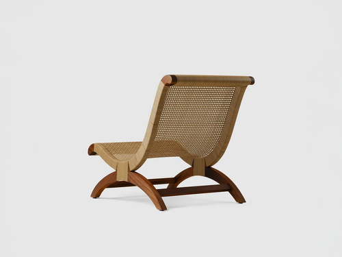 LUTECA BUTAQUE CLASICA LOUNGE CHAIR / CANE W26" x D37.5" x H31.5"
