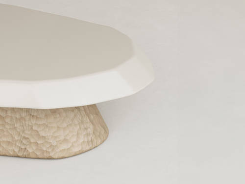 GALERIE NAINOA AURA COFFEE TABLE 02 W59.25" x D25.5" x H12"