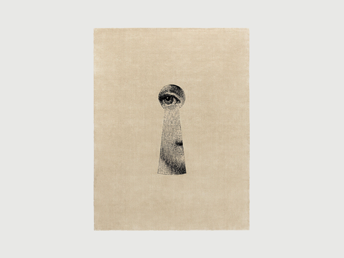 CC-TAPIS FORNASETTI SERRATURA RUG 7'5" x 9'8"