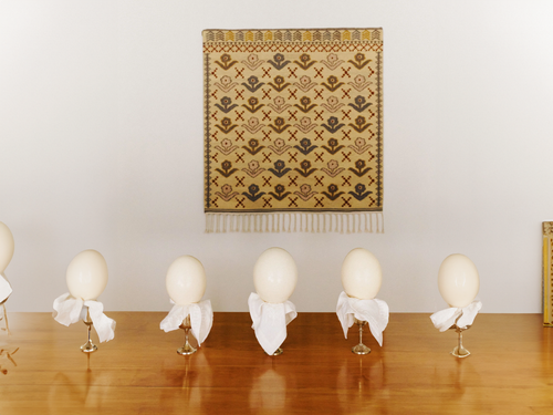 CAPPELEN DIMYR PORCELAIN TAPESTRY NO.07 4'3" x 4'4"