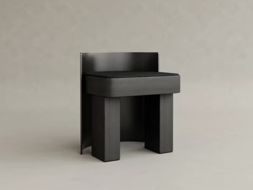 GALERIE NAINOA LIRA STOOL 02 W21.75" x D20" x H23.25" x SH19"