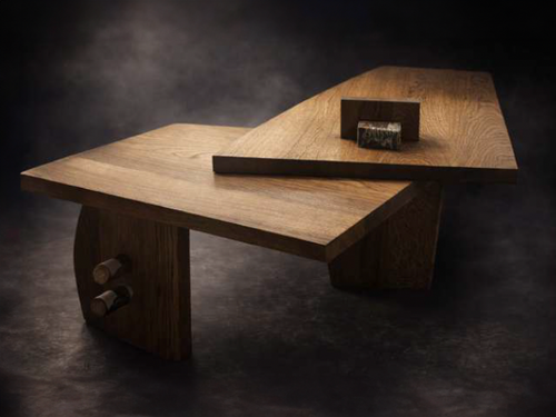 PASCALE RISBOURG EQUINOX COFFEE TABLE L74.8" x D41.3" x H17.7"
