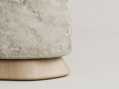 GALERIE NAINOA AURA SIDE TABLE 01 W19.5" x D36.75" x H11.25"