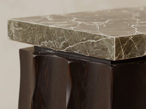 GALERIE NAINOA IKE BEDSIDE TABLE 01 W18" x D18" x H22"