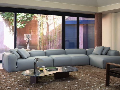 TACCHINI ROBERTO SIRONI PIETRA FORMA COFFEE TABLE W69" x D36" x H11"