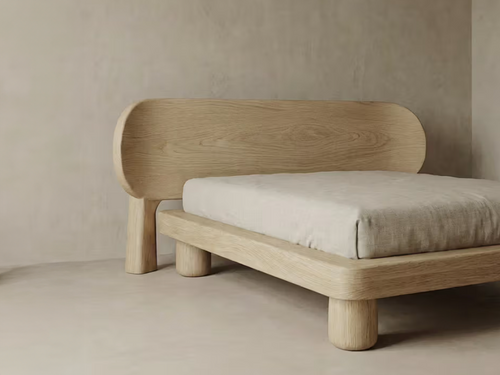 GALERIE NAINOA KEANU BED 02 W110.25" x D91.5" x H47.25"
