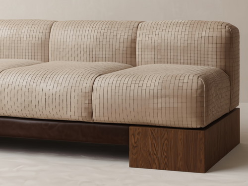 GALERIE NAINOA ARDEN SOFA 01 W92.25" x D36.75" x H28.5" x SH17.5"