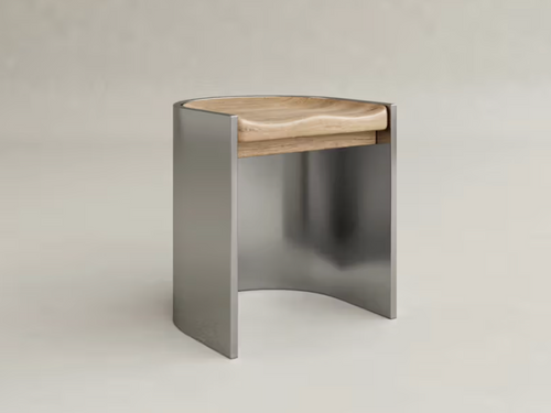 GALERIE NAINOA LIRA STOOL 01 W16.25" x D14.5" x H17.75"