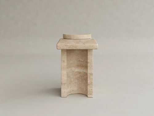 GALERIE NAINOA LIRA SIDE TABLE 01 W13.75" x D19.75" x H21.75"