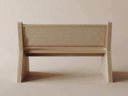 GALERIE NAINOA KEANU BENCH 03 W49.5" x D39" x H37.5" x SH17.75"