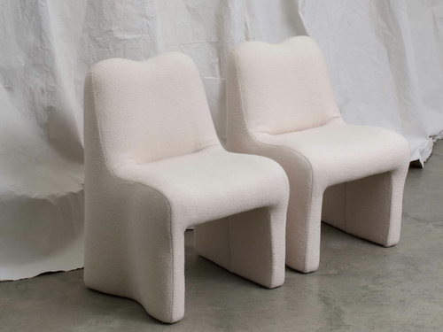 FAYE TOOGOOD STUDIO BONE DINING CHAIR W21.3" x D21.7" x H33.7"