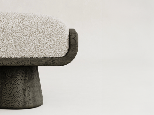 GALERIE NAINOA AURA BENCH 01 W50.75" x D18.75" x H17.75"
