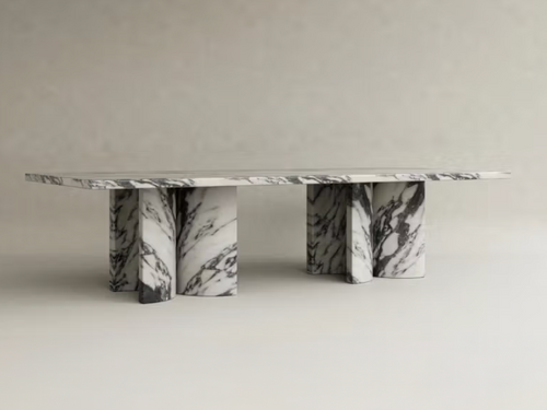 GALERIE NAINOA LIRA DINING TABLE 01 W118" x D53.25" x H29.5"