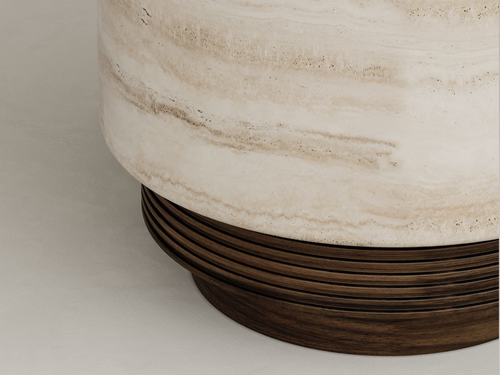GALERIE NAINOA TORU SIDE TABLE 01 W16.5" x D16.5" x H16.75"