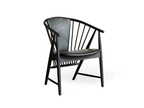 GEMLA SUNFEATHER LOUNGE CHAIR / PADDED BACK H29.1" x W23.2" x D24.0" x SH17.3"
