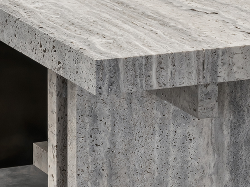 KERSTENS RIFT DINING TABLE / STONE