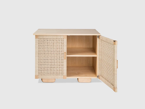 LUTECA WOVEN CREDENZA / 2 DOOR W43.5" x D20.5" x H29.5"