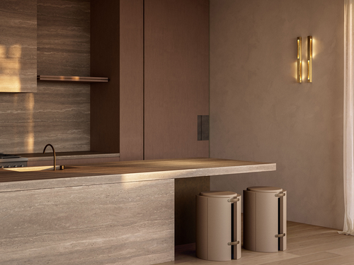 ARTICOLO STUDIOS SEAM STACK WALL SCONCE / LARGE W1.6" x D2" x H22"