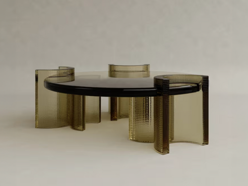 GALERIE NAINOA LIRA COFFEE TABLE 03 W43.25" x D42.25" x H15.75"