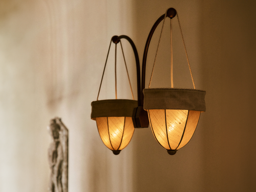 STUDIO EBUR BALDASSARE WALL SCONCE H19.7" x W7.9" x D11.8"