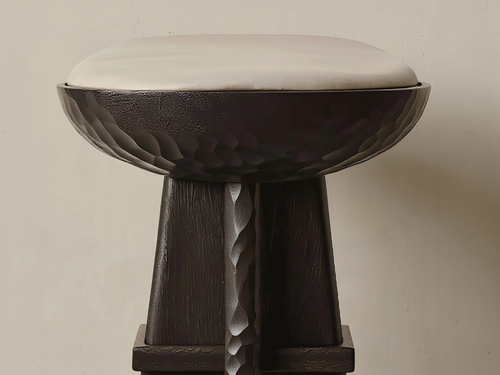 GALERIE NAINOA IKE BARSTOOL 01 W17" x D17" x H30"