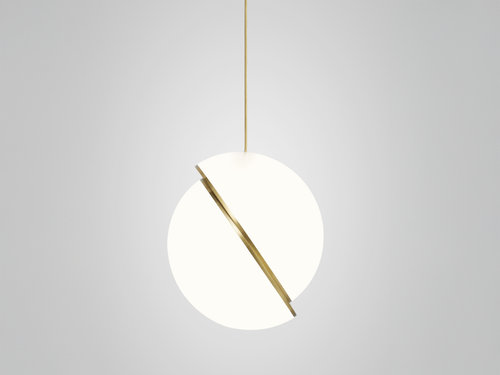 LEE BROOM CRESCENT LIGHT PENDANT Ø15" x H17"