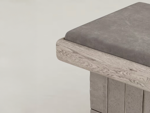 GALERIE NAINOA LUME STOOL 01 W17" x D17" x H17.5"
