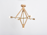 Load image into Gallery viewer, WORKSTEAD LODGE CHANDELIER V H30&quot; x W48” x D6”
