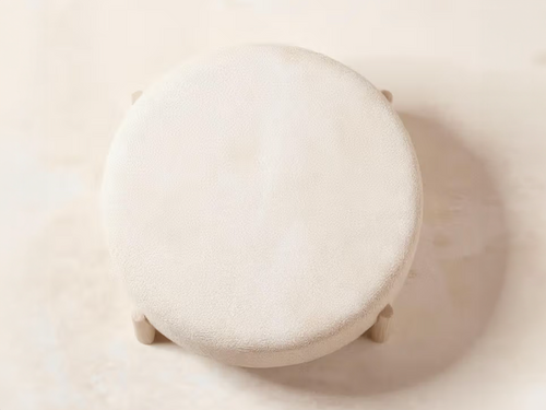GALERIE NAINOA KEANU POUF 01 Ø28.5" x H17.25"