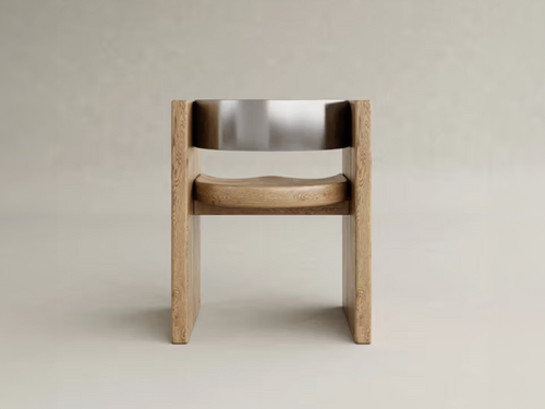 GALERIE NAINOA LIRA CHAIR 01 W23.75" x D18.25" x H28.75" x SH17.75"