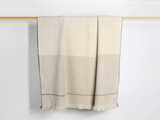 Load image into Gallery viewer, TEIXIDORS TEMPS WOOL THROW LT GREY 55&quot;  x 70&quot;
