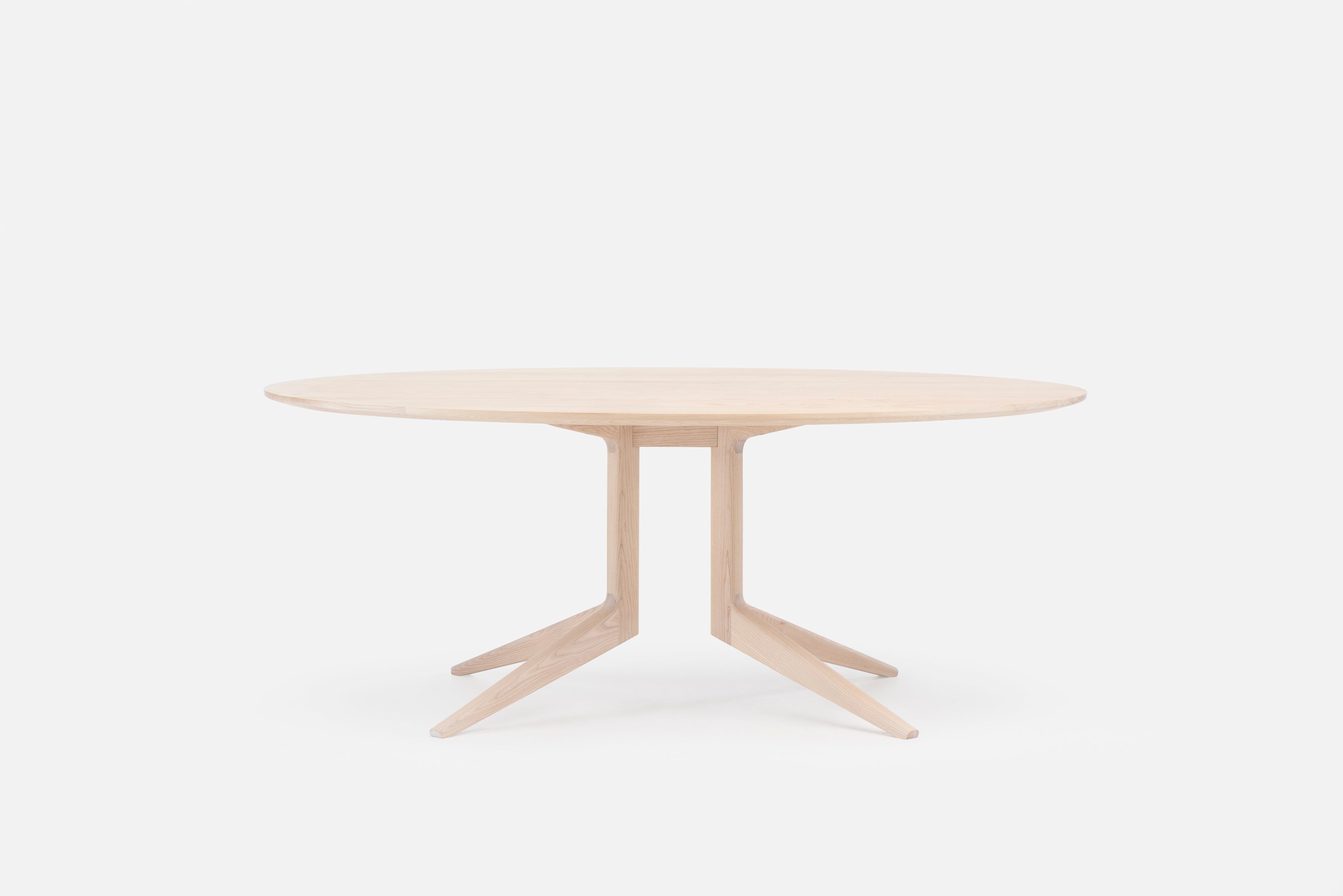 Light Oval Table